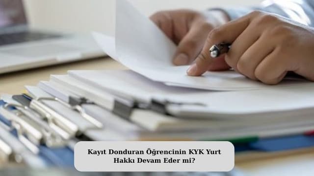 Dondurulan Kayıtta Yurt Hakkı Korunur mu?